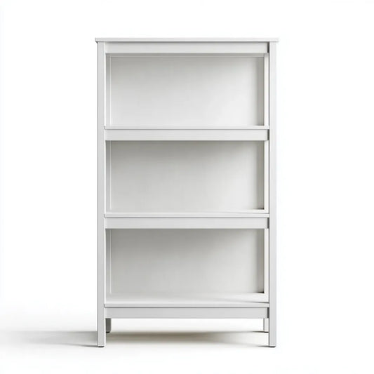 Regał stojący Biała 80 x 30 x 120 cm stal prostokątna