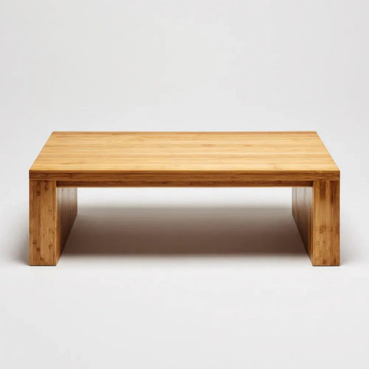 Stolik kawowy, Prostokątny bambus baftowy stół do kawy 110 x 60 x 45 cm